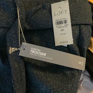 Womens Loft trouser pants with belt. New with tags.